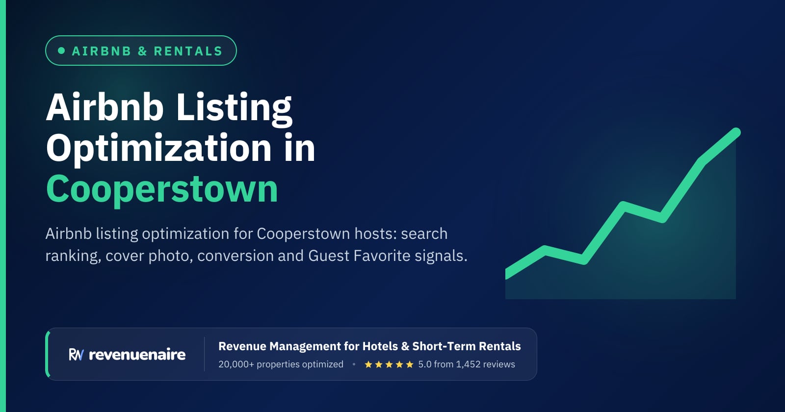 Airbnb Listing Optimization in Cooperstown & Central New York, United States