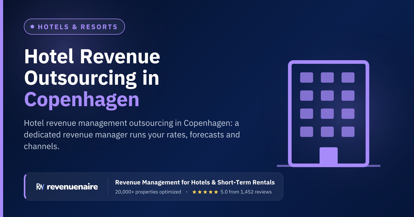 Hotel Revenue Management Outsourcing in Copenhagen, Denmark