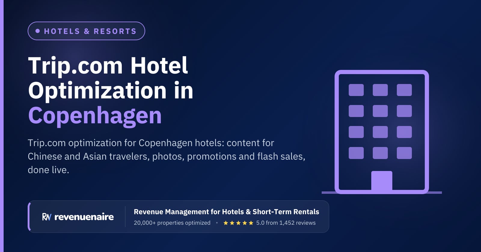 Trip.com Optimization for Hotels in Copenhagen, Denmark