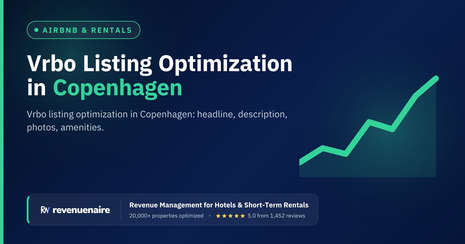 Vrbo Listing Optimization in Copenhagen, Denmark