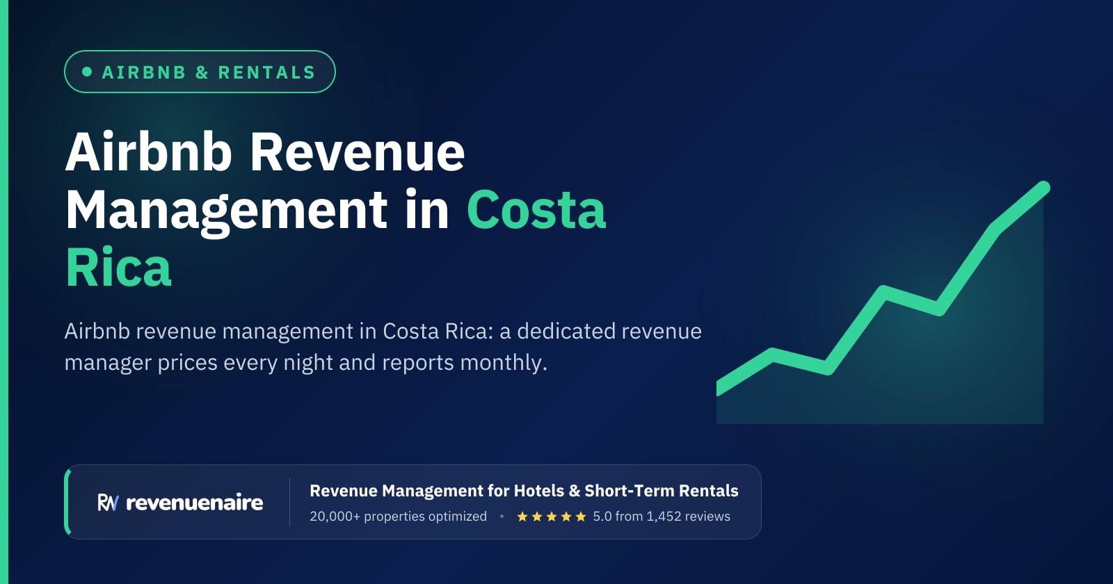 Airbnb Revenue Management in Costa Rica (Guanacaste & Manuel Antonio), Costa Rica
