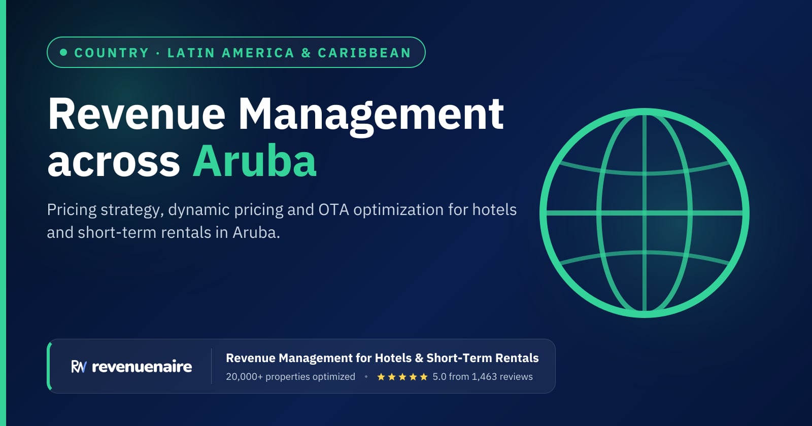 Revenue management in Aruba