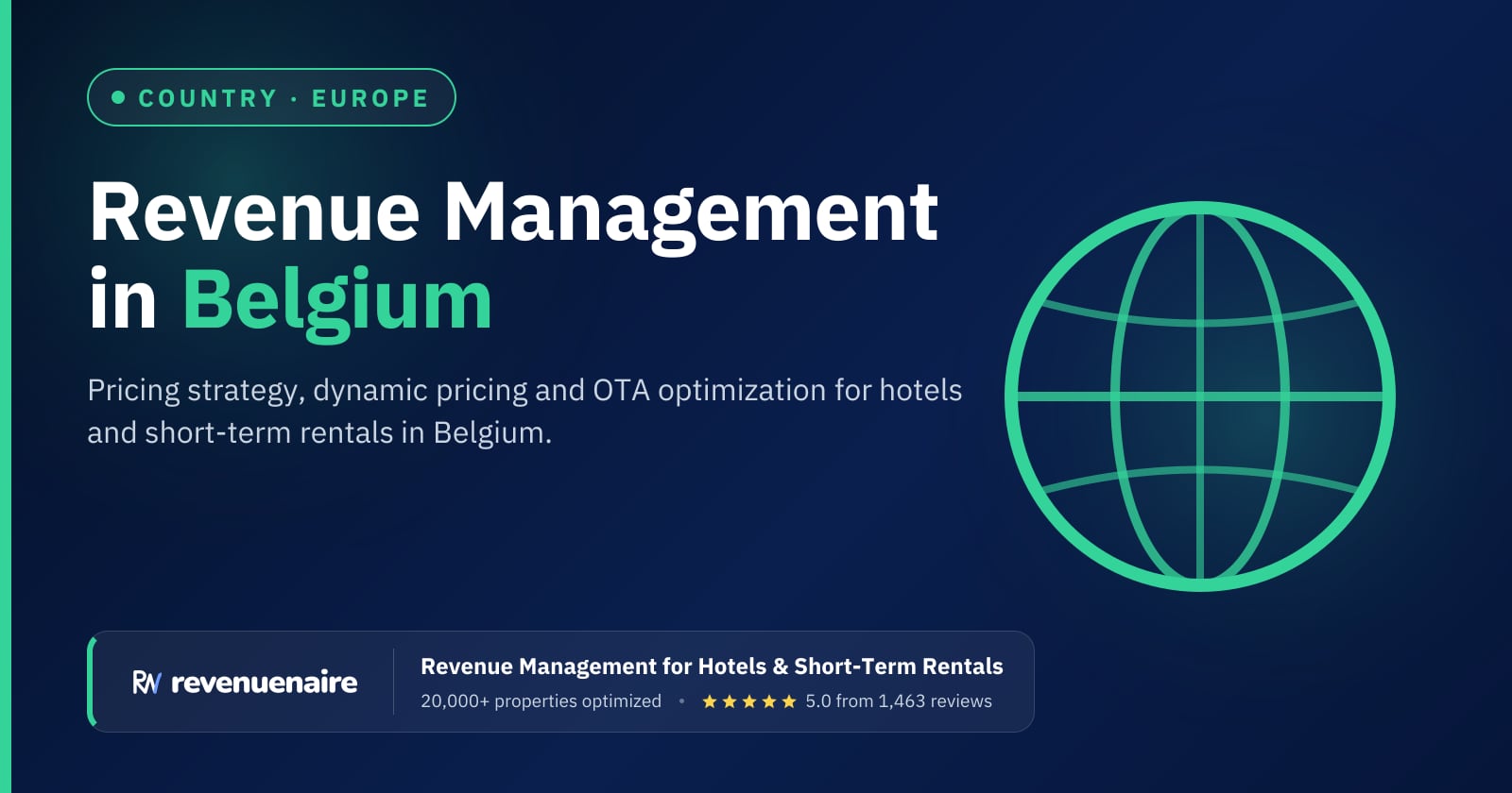 Revenue management in Belgium