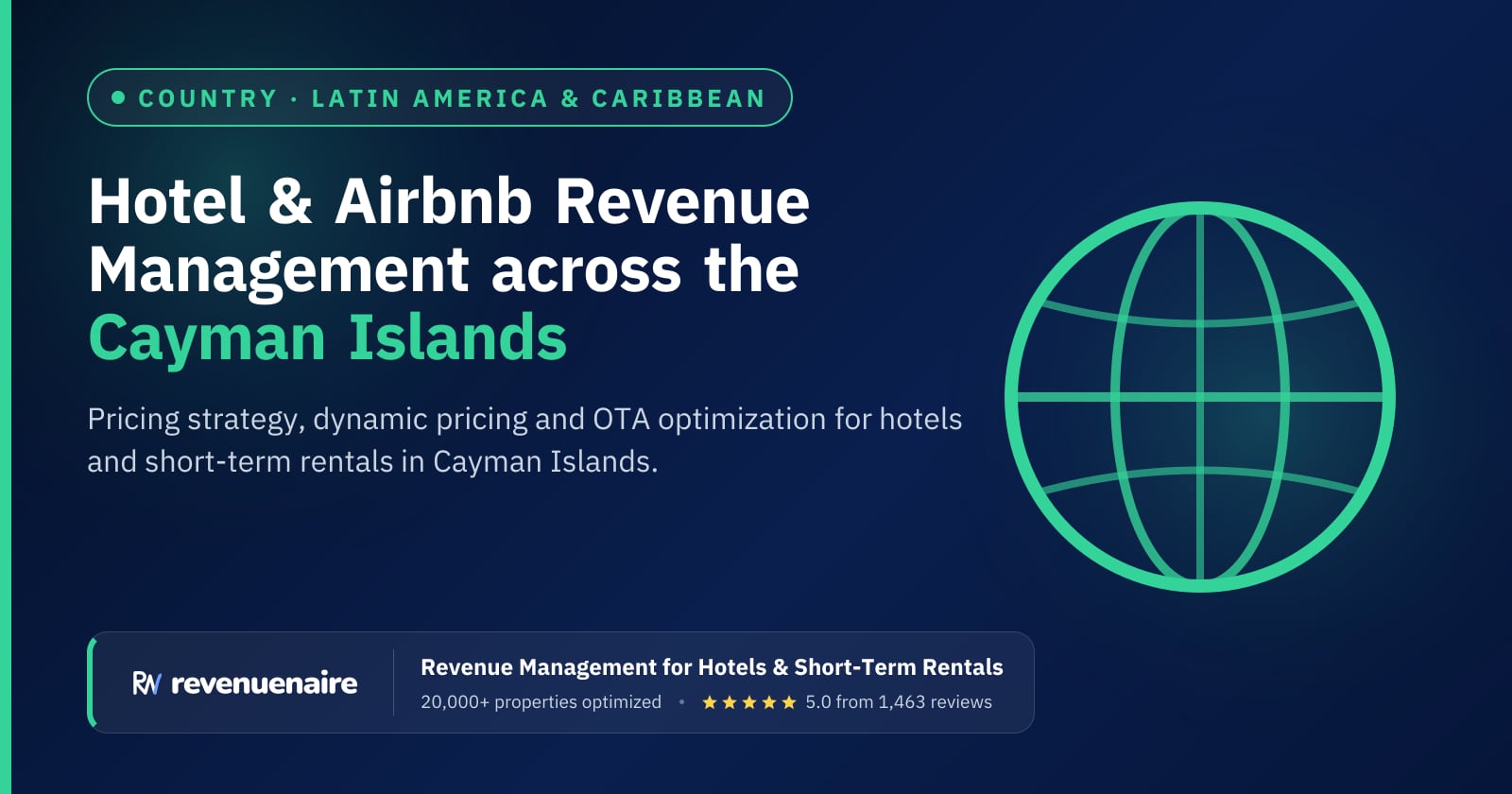 Revenue management in Cayman Islands