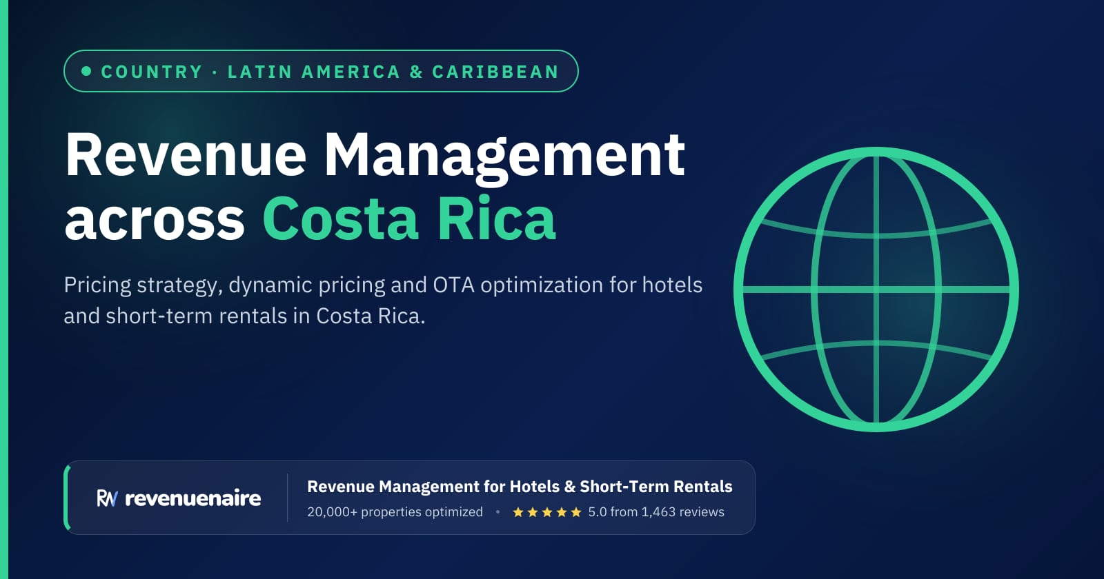 Revenue management in Costa Rica