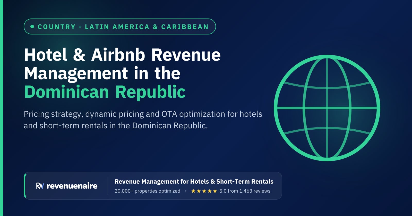 Revenue management in Dominican Republic