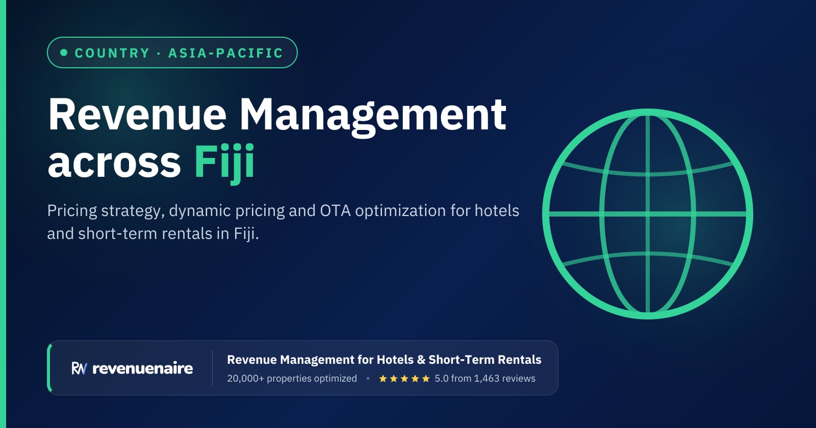 Revenue management in Fiji