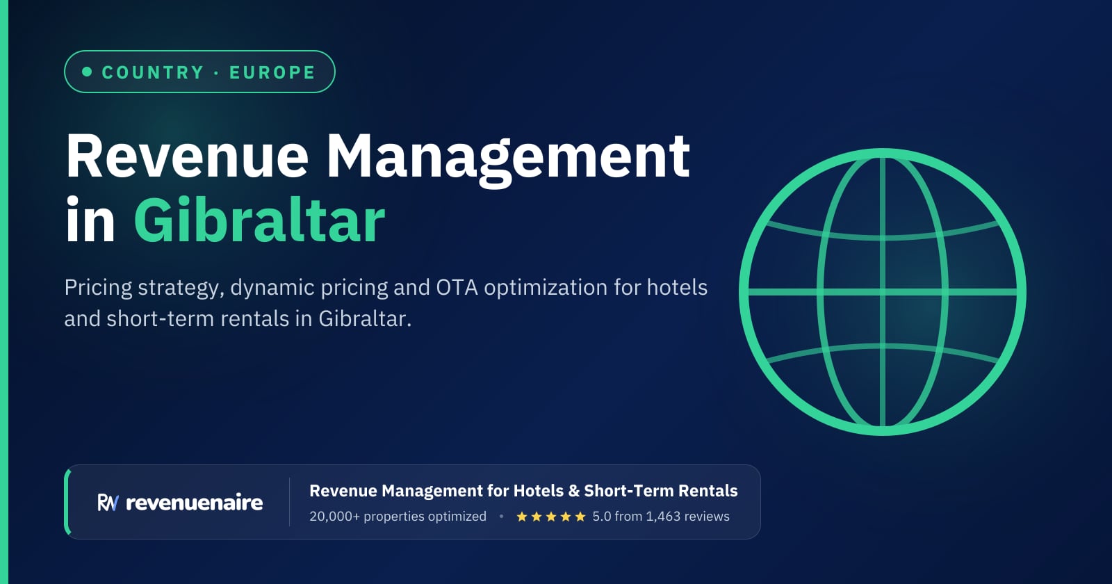Revenue management in Gibraltar