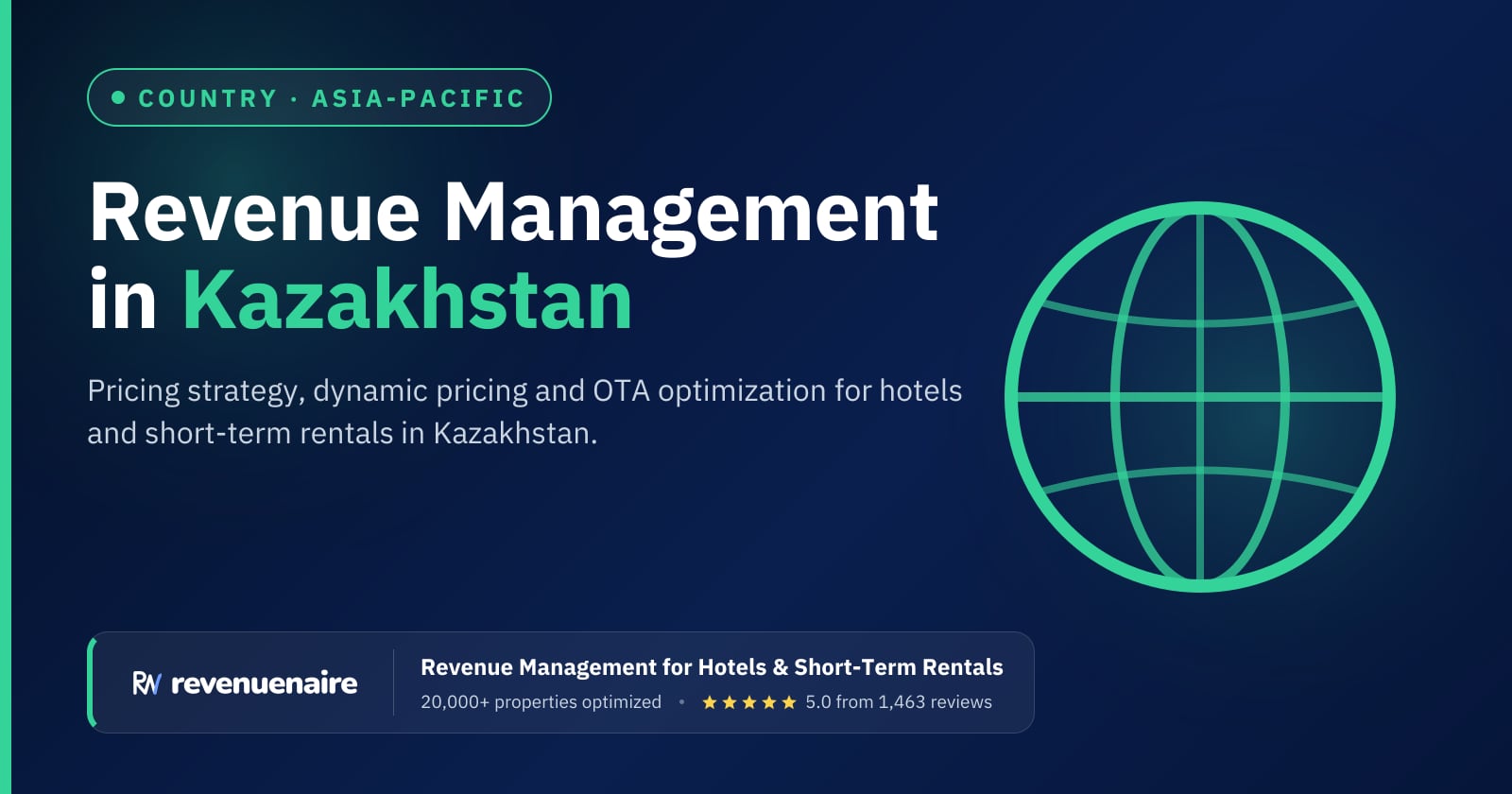 Revenue management in Kazakhstan