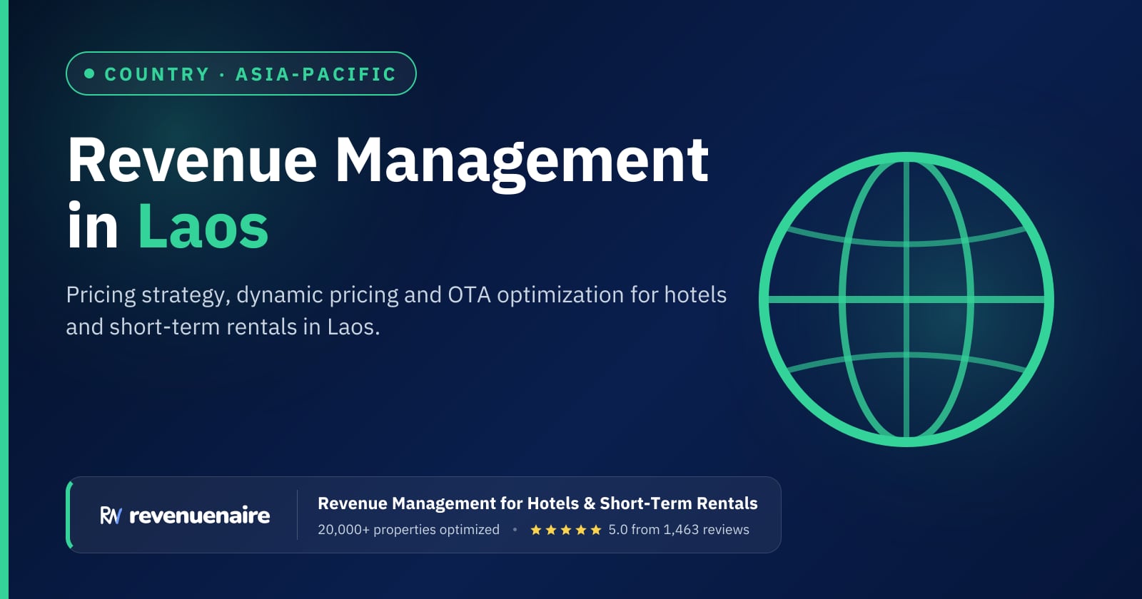 Revenue management in Laos