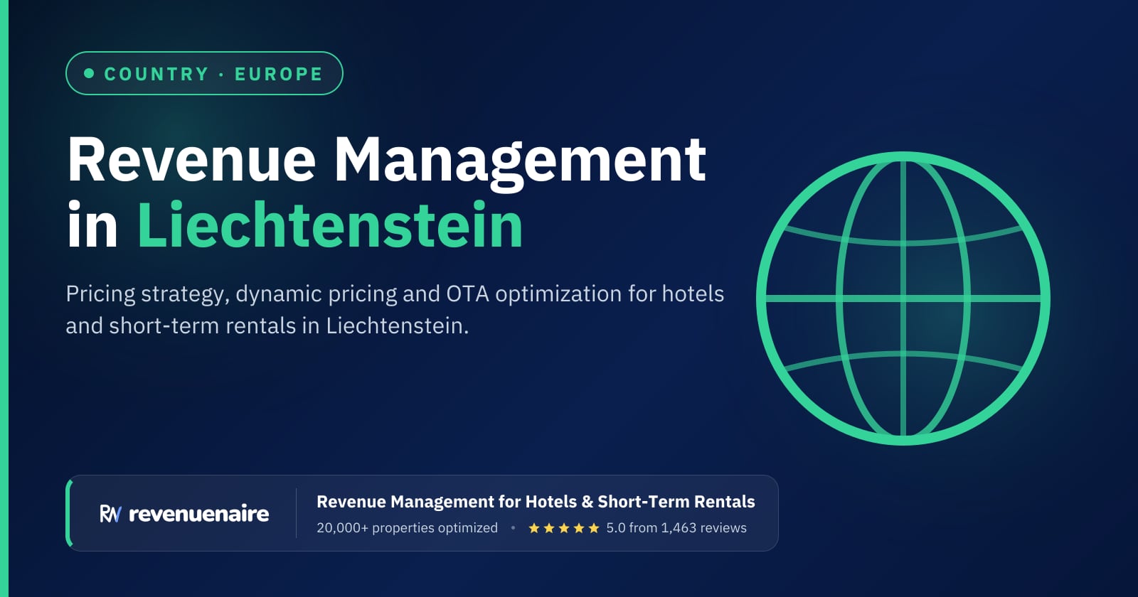 Revenue management in Liechtenstein