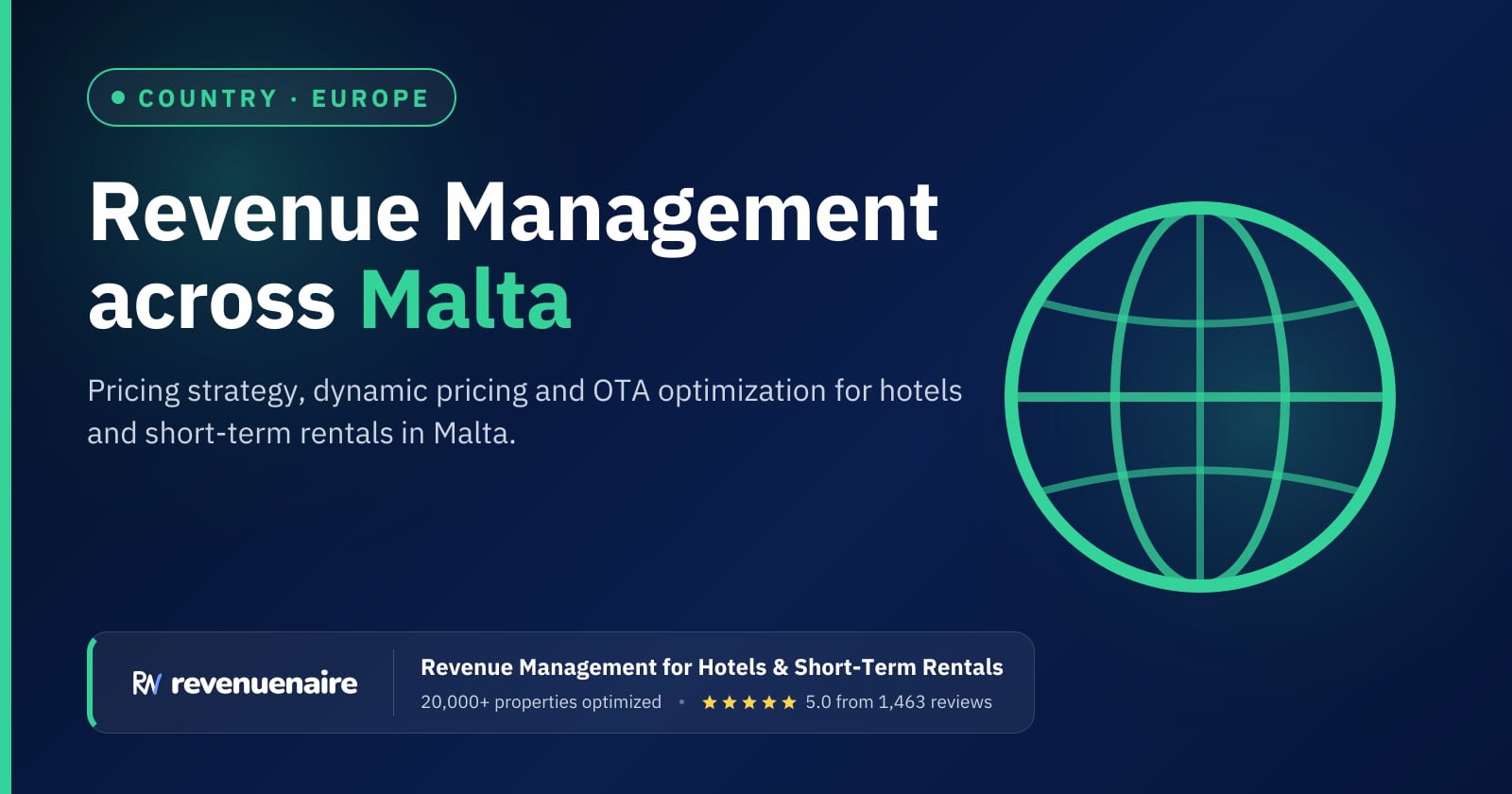 Revenue management in Malta