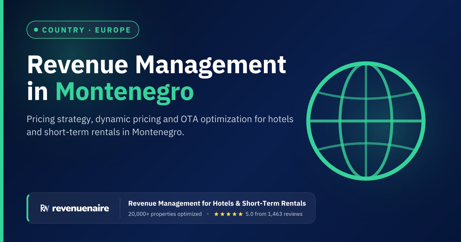 Revenue management in Montenegro