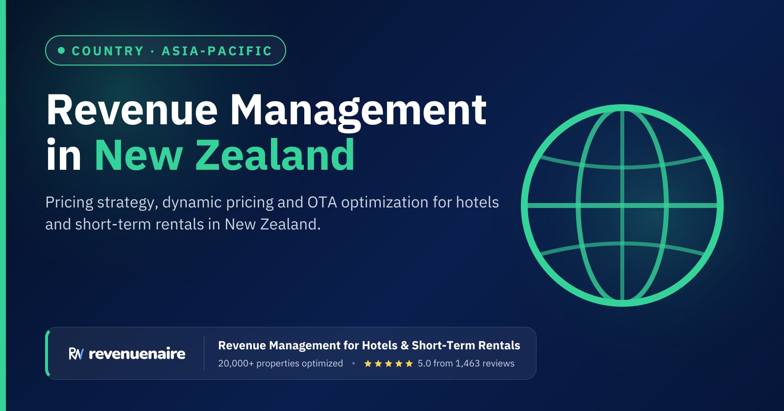 Revenue management in New Zealand