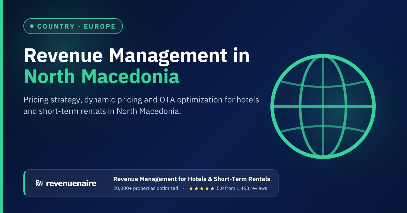 Revenue management in North Macedonia