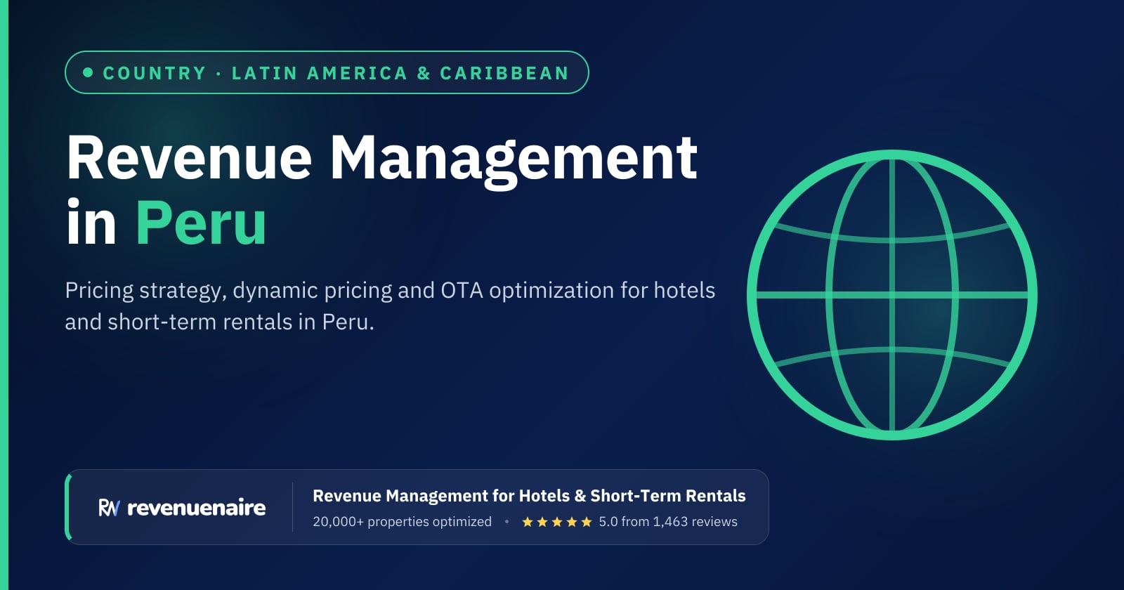 Revenue management in Peru