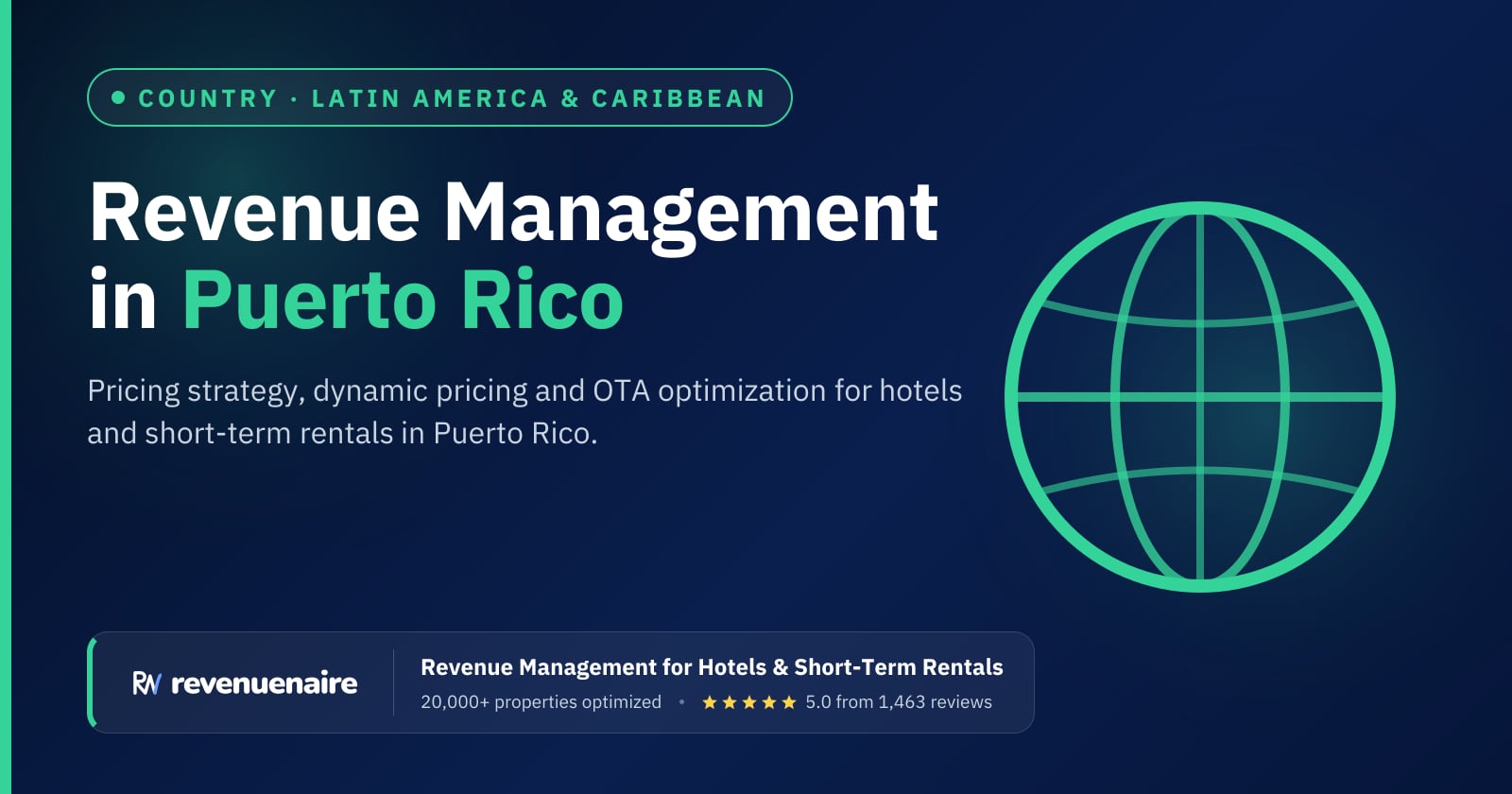 Revenue management in Puerto Rico
