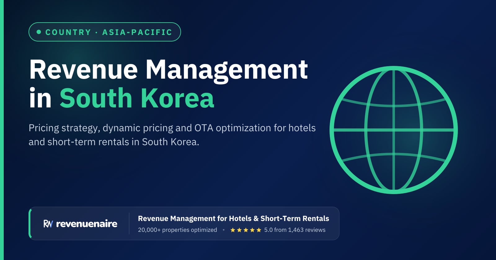 Revenue management in South Korea