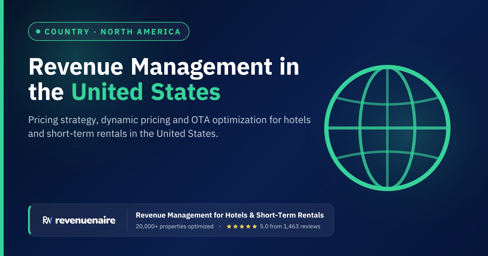 Revenue management in United States