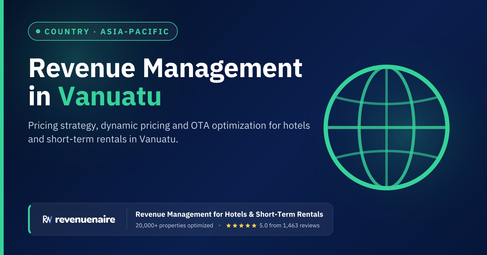 Revenue management in Vanuatu