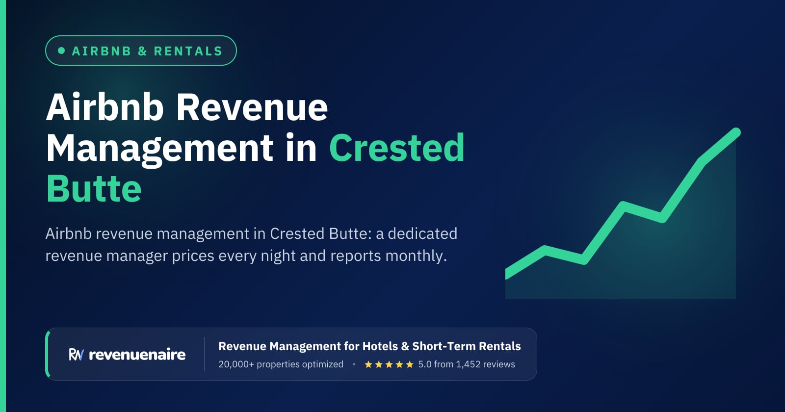 Airbnb Revenue Management in Crested Butte & Gunnison, United States