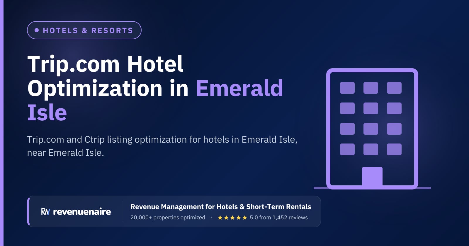 Trip.com Optimization for Hotels in Emerald Isle & the Crystal Coast, United States