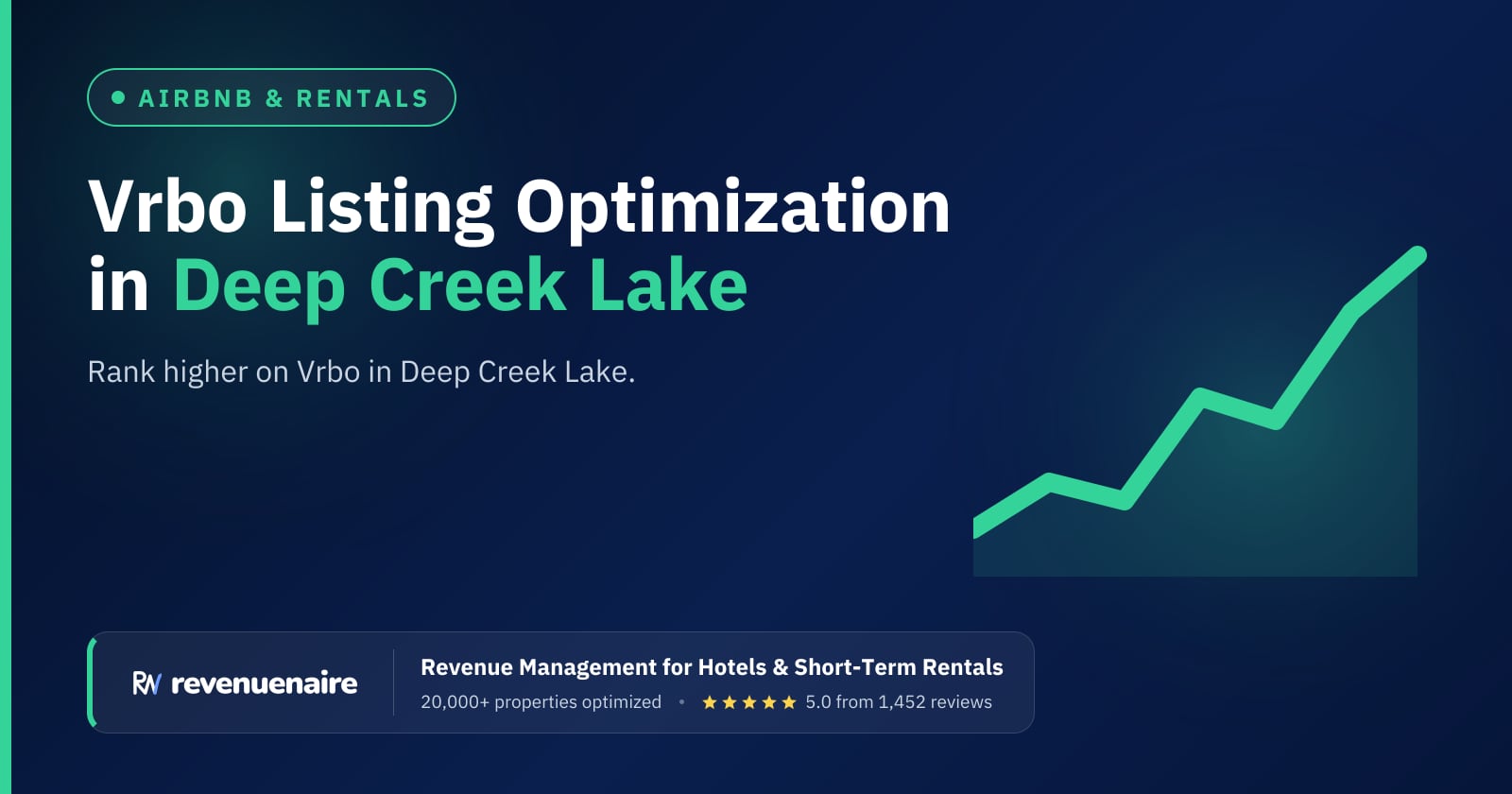 Vrbo Listing Optimization in Deep Creek Lake, United States
