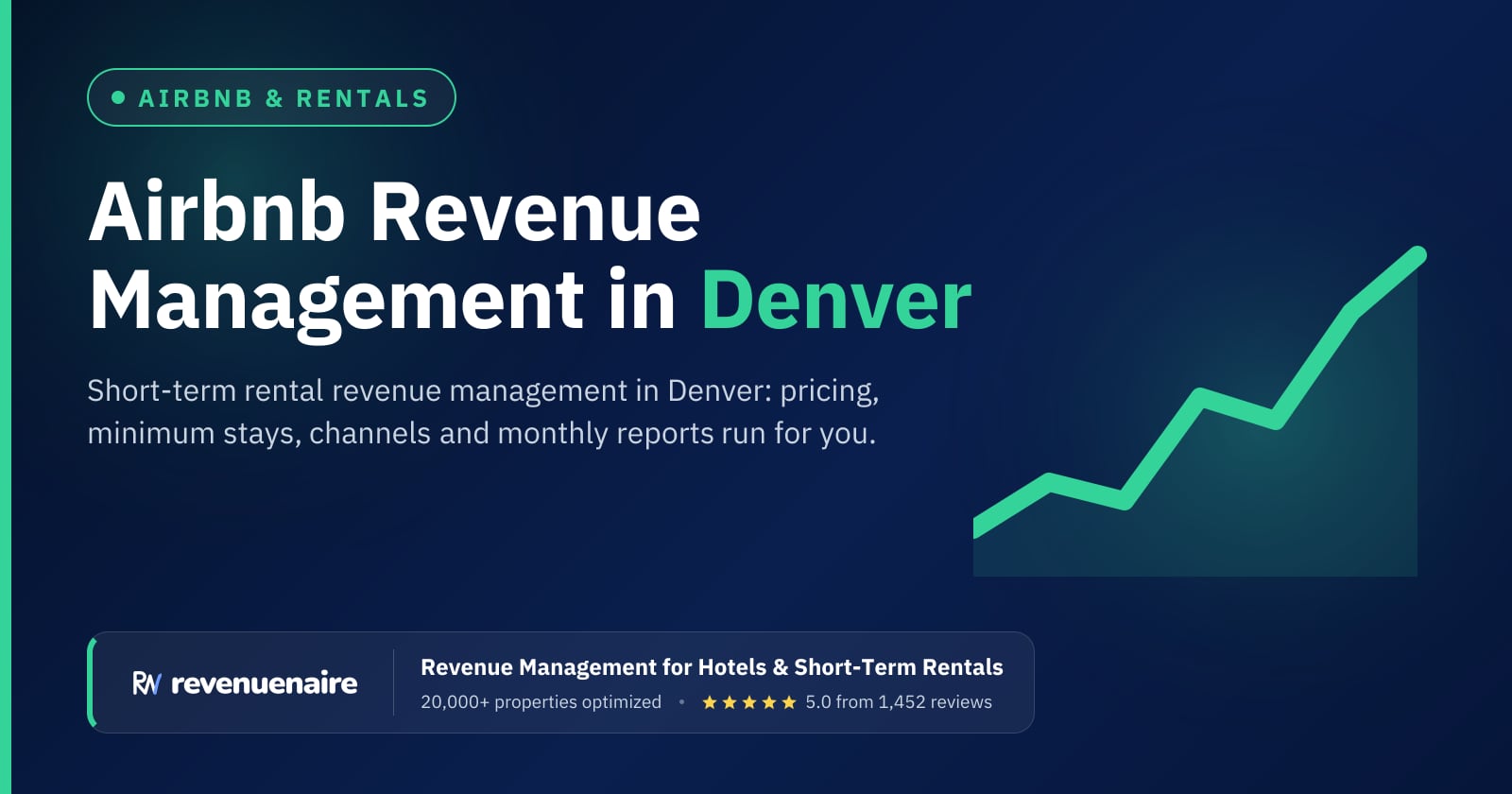 Airbnb Revenue Management in Denver & Colorado Mountains, United States