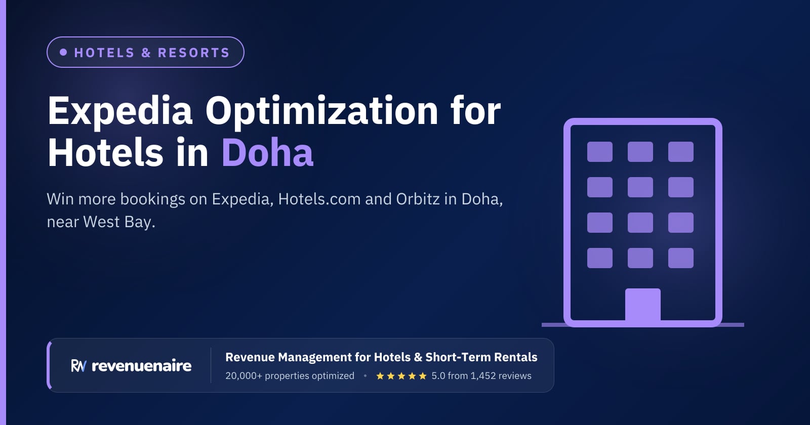 Expedia Optimization for Hotels in Doha, Qatar