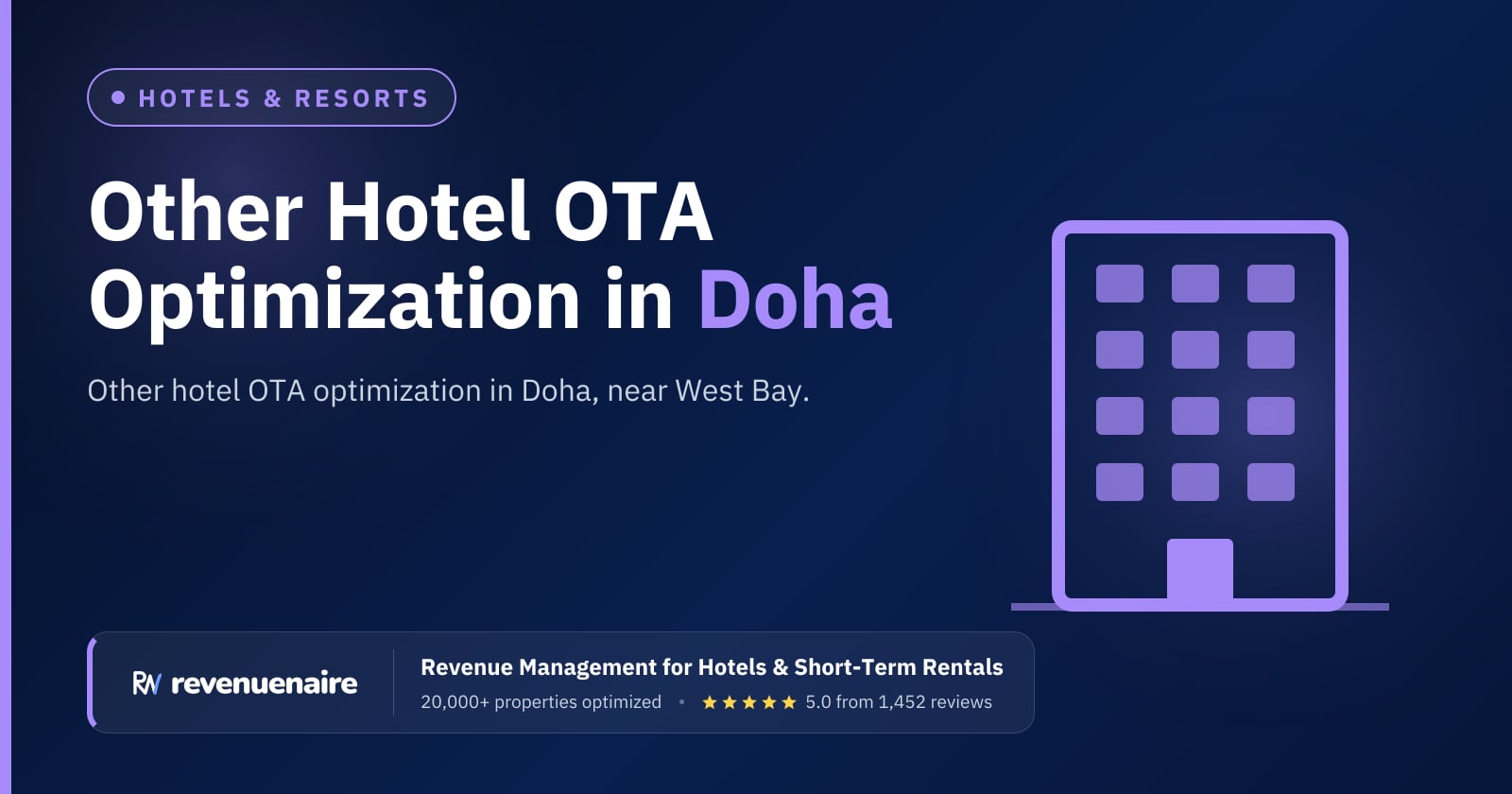 Other Hotel OTA Optimization in Doha, Qatar