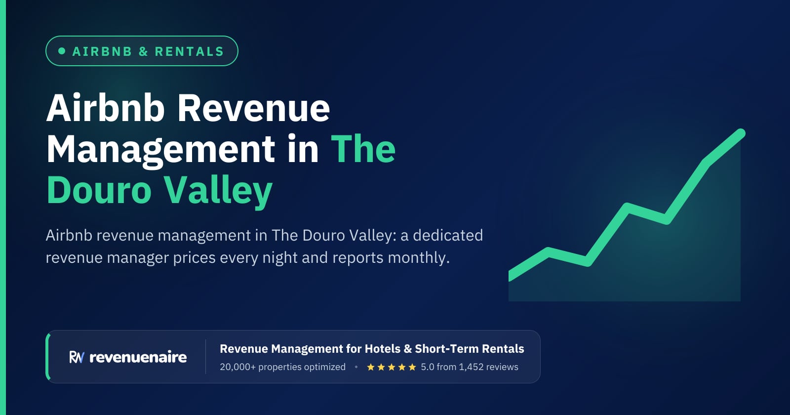Airbnb Revenue Management in The Douro Valley, Portugal