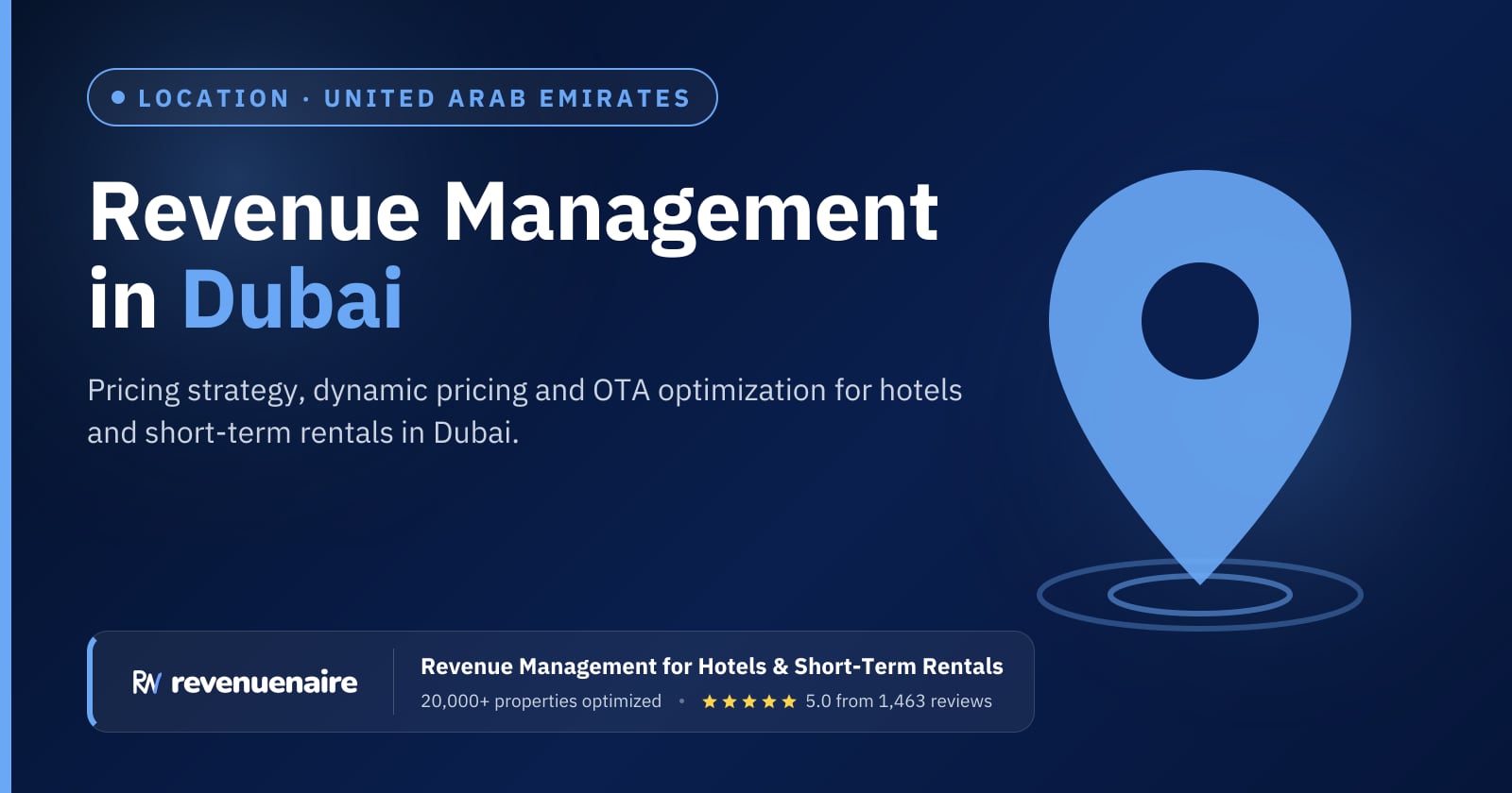 Revenue management in Dubai, United Arab Emirates