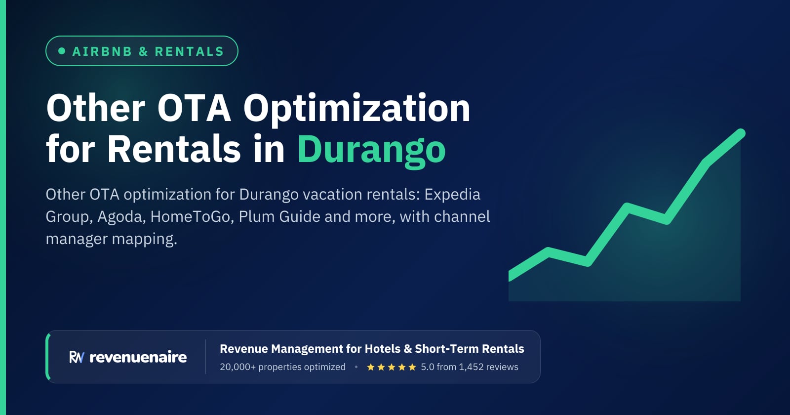 Expedia, Agoda and Other OTA Optimization in Durango & Southwest Colorado, United States