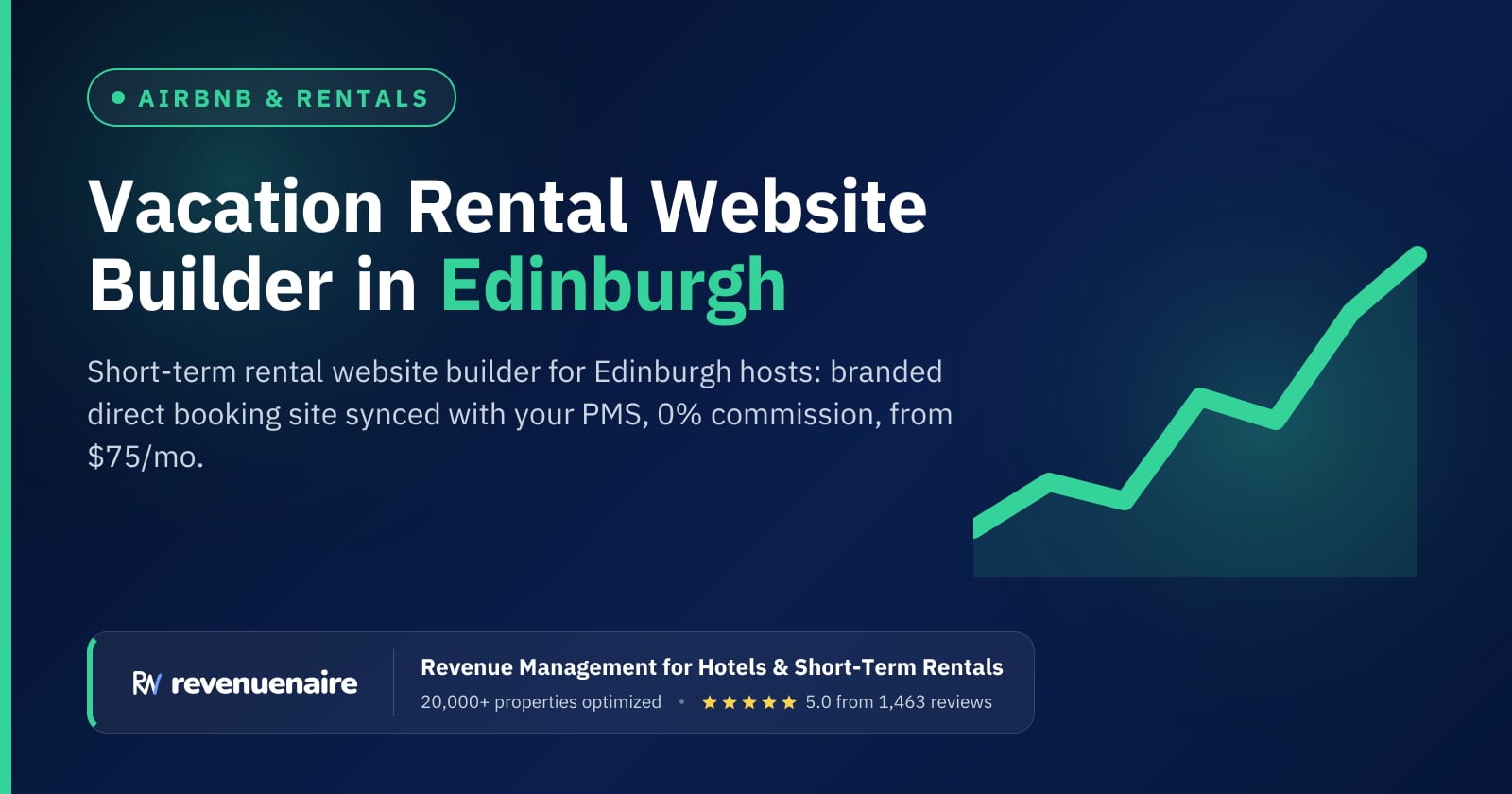 Short-Term Rental Website Builder in Edinburgh, United Kingdom