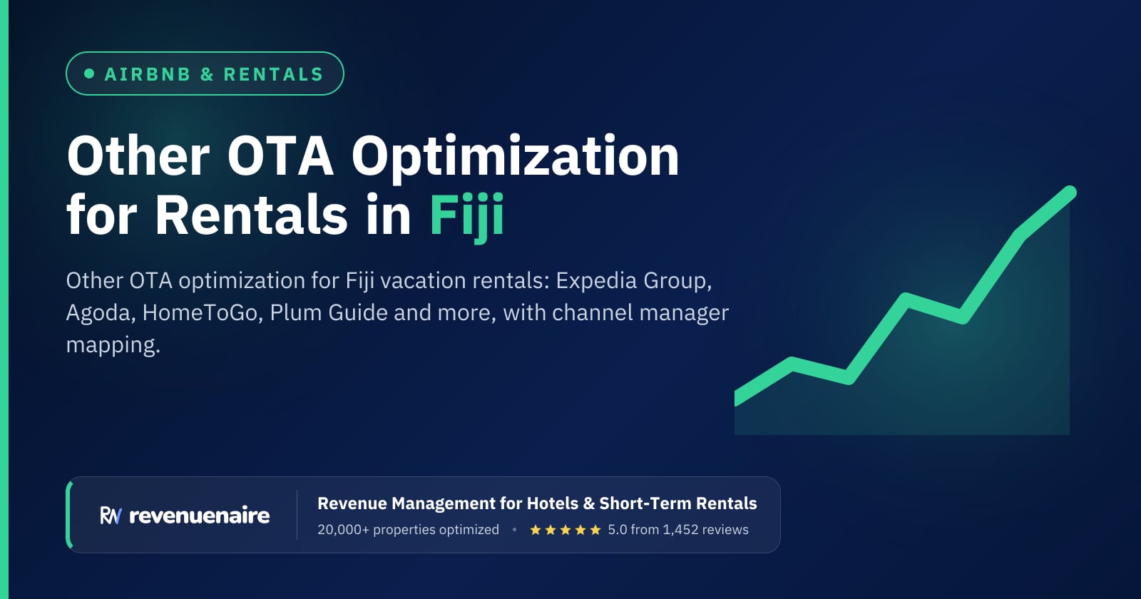 Expedia, Agoda and Other OTA Optimization in Fiji (Nadi & Denarau), Fiji
