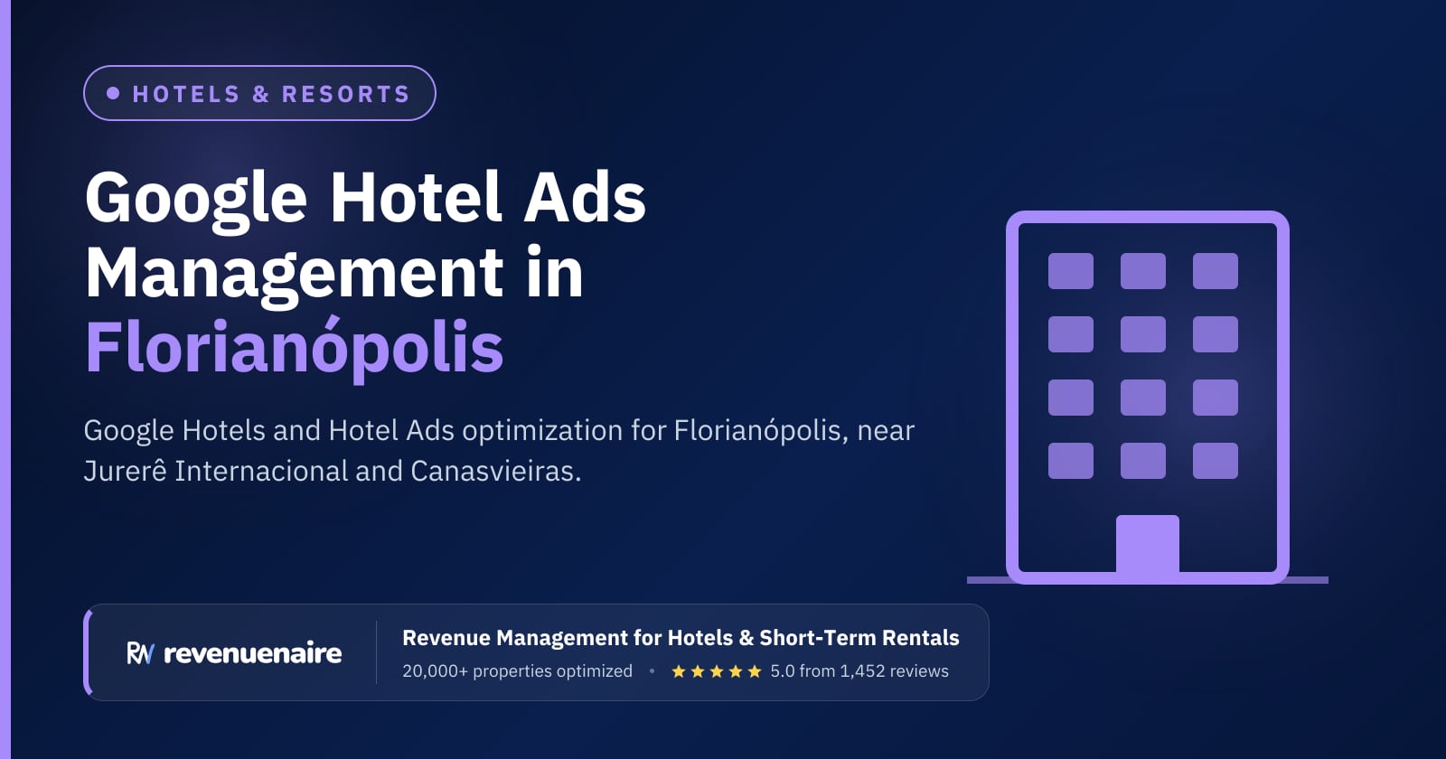 Google Hotel Ads Optimization in Florianópolis, Brazil