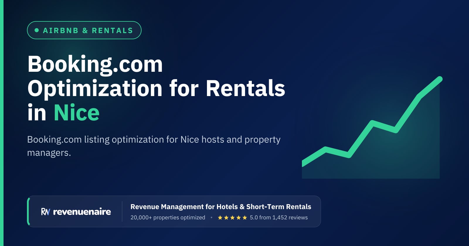 Booking.com Optimization for Rentals in Nice & the French Riviera, France