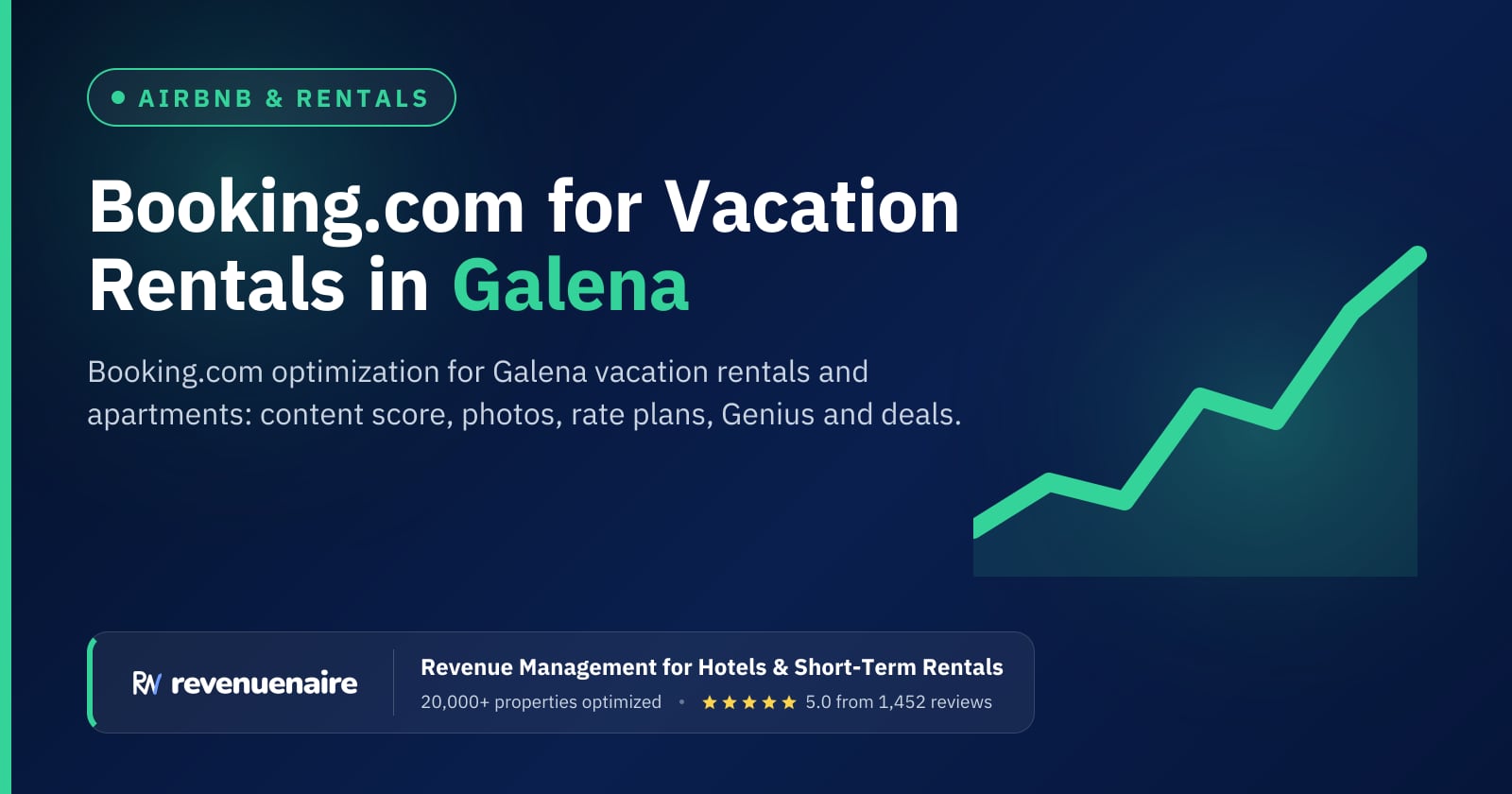 Booking.com Optimization for Rentals in Galena & the Driftless, United States