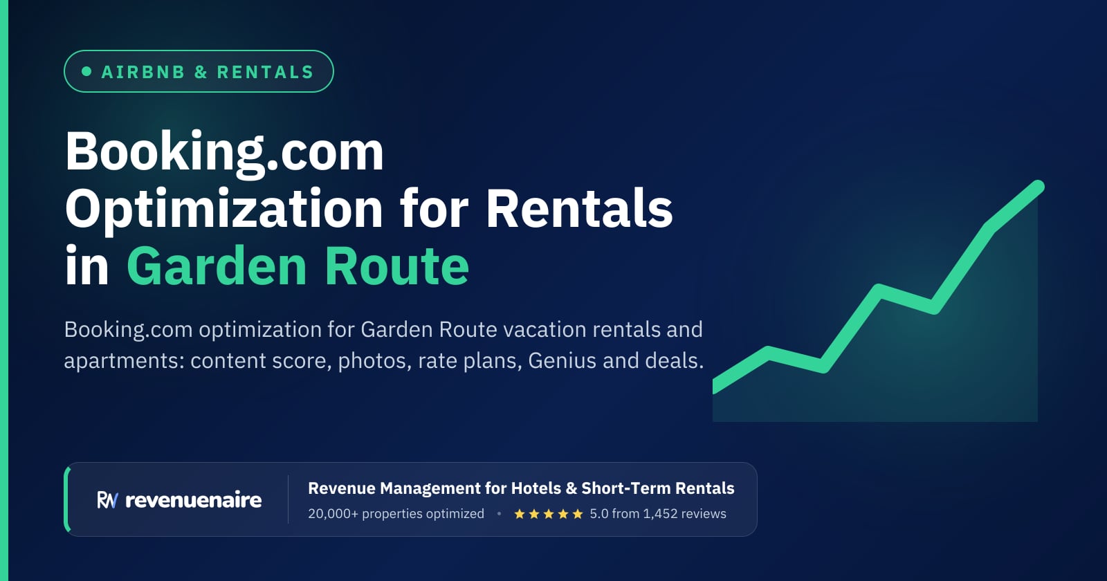 Booking.com Optimization for Rentals in Garden Route (Knysna & Plettenberg Bay), South Africa