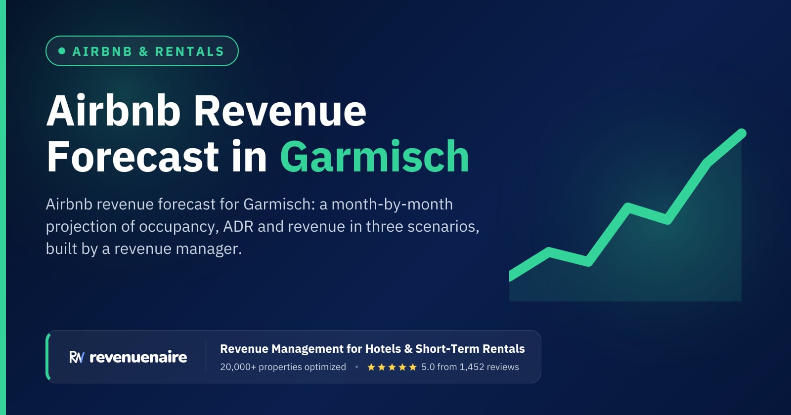 Airbnb Revenue Forecast in Garmisch & the Bavarian Alps, Germany