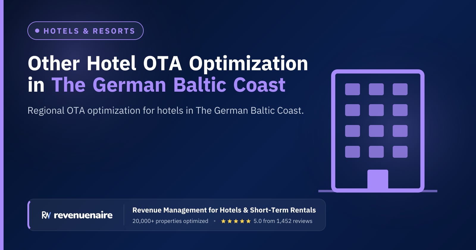 Other Hotel OTA Optimization in The German Baltic Coast (Rugen & Usedom), Germany