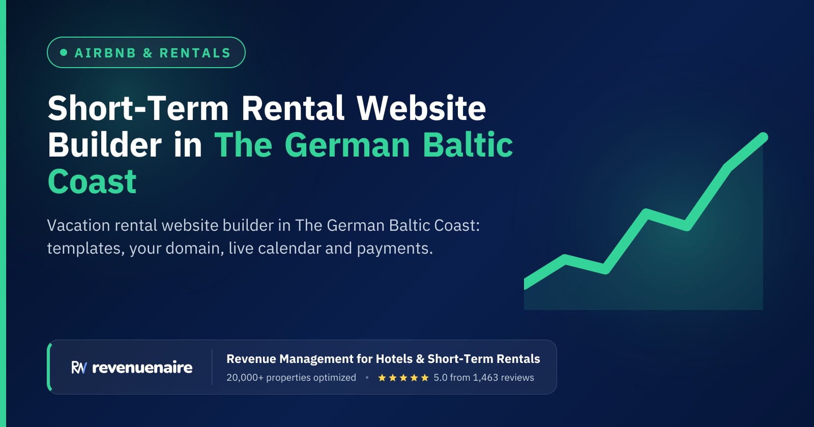 Short-Term Rental Website Builder in The German Baltic Coast (Rugen & Usedom), Germany
