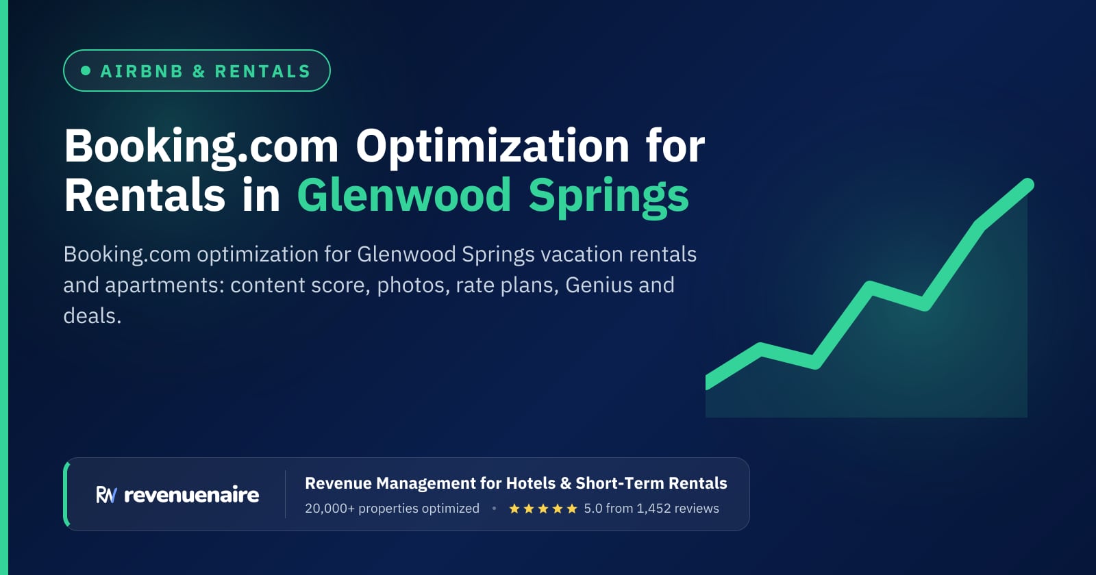 Booking.com Optimization for Rentals in Glenwood Springs, United States