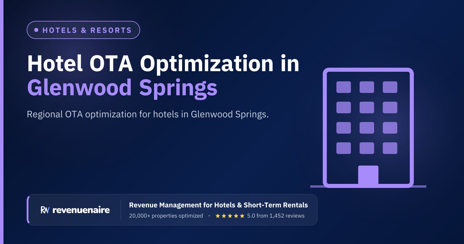 Other Hotel OTA Optimization in Glenwood Springs, United States