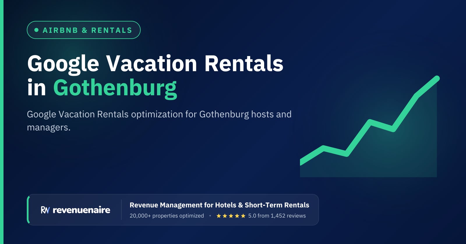 Google Vacation Rentals Optimization in Gothenburg & the Swedish West Coast, Sweden