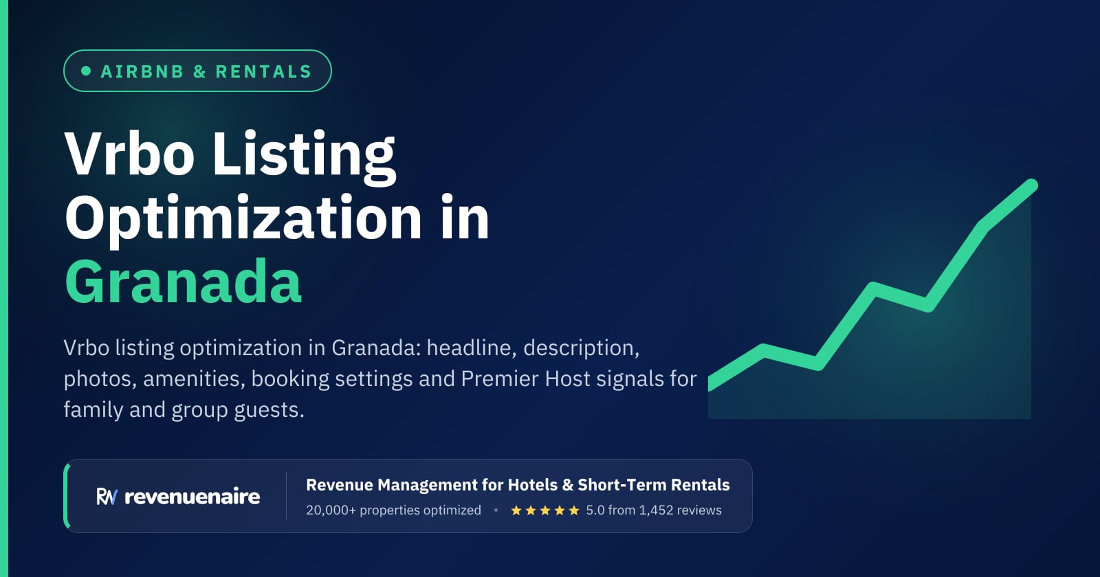 Vrbo Listing Optimization in Granada, Spain