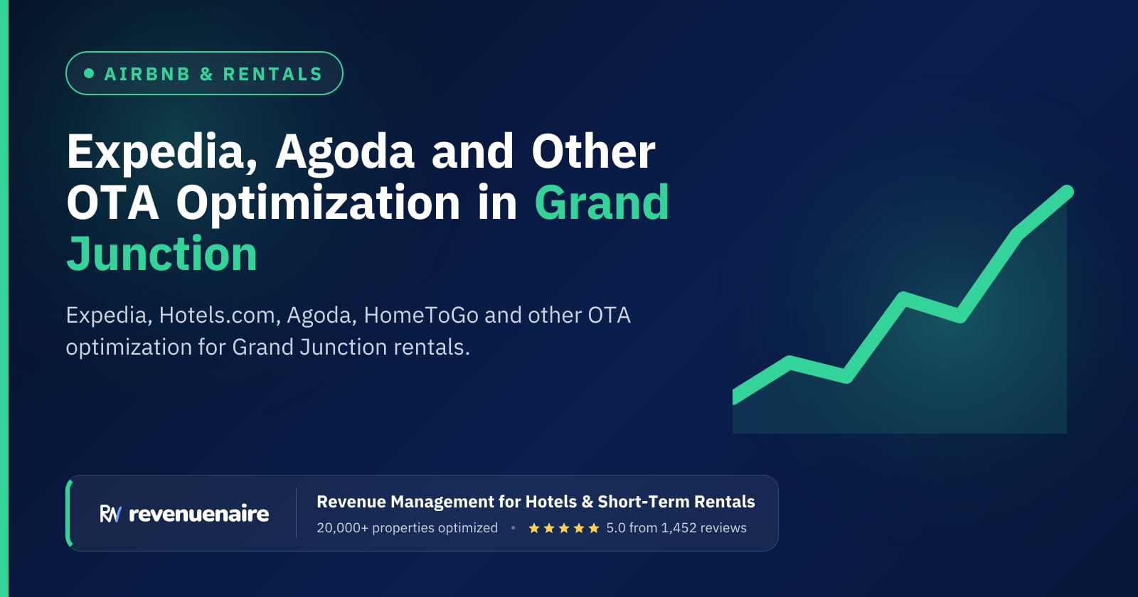 Expedia, Agoda and Other OTA Optimization in Grand Junction & Colorado Wine Country, United States