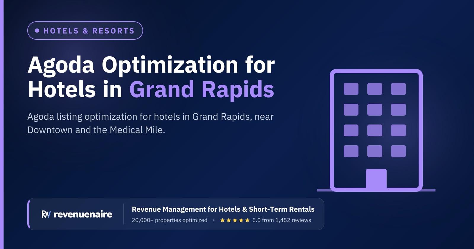 Agoda Optimization for Hotels in Grand Rapids & the Lakeshore, United States