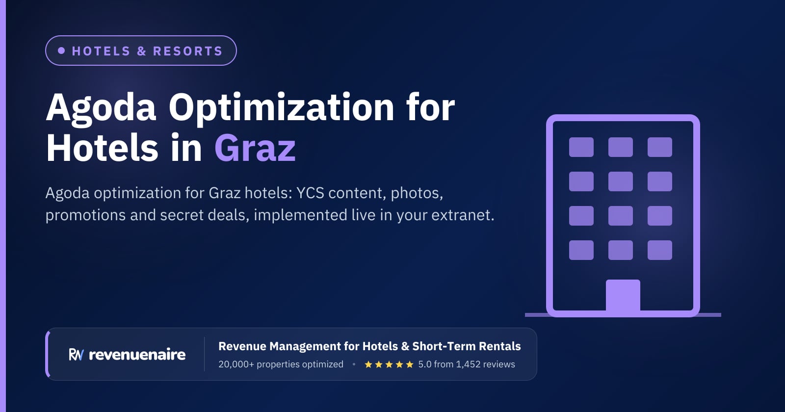 Agoda Optimization for Hotels in Graz, Austria