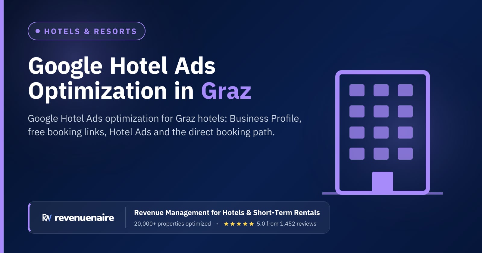 Google Hotel Ads Optimization in Graz, Austria